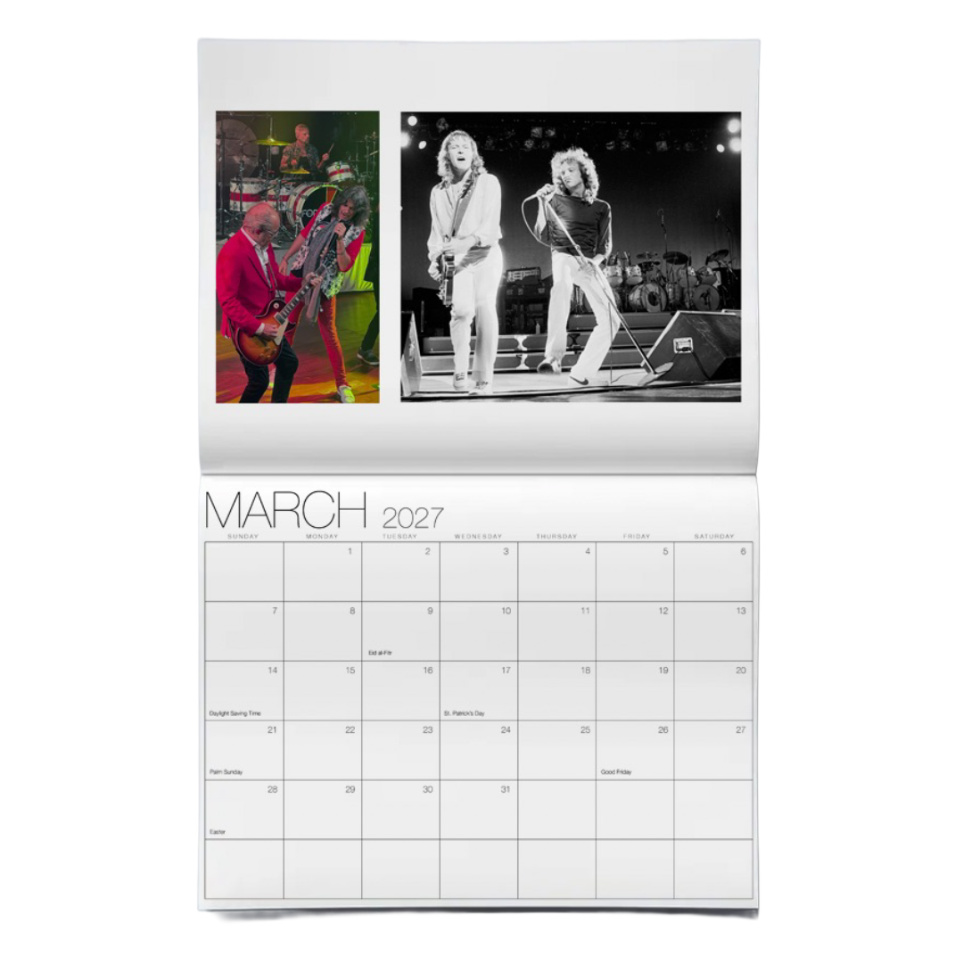 Foreigner 2026-2027 Calendar
