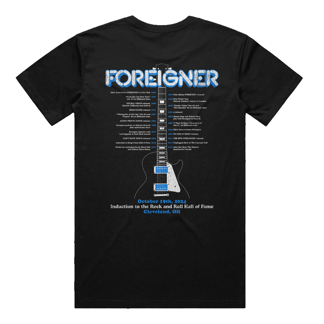 Hall Of Fame Tee – Foreigner Hall Of Fame Tee – Foreigner