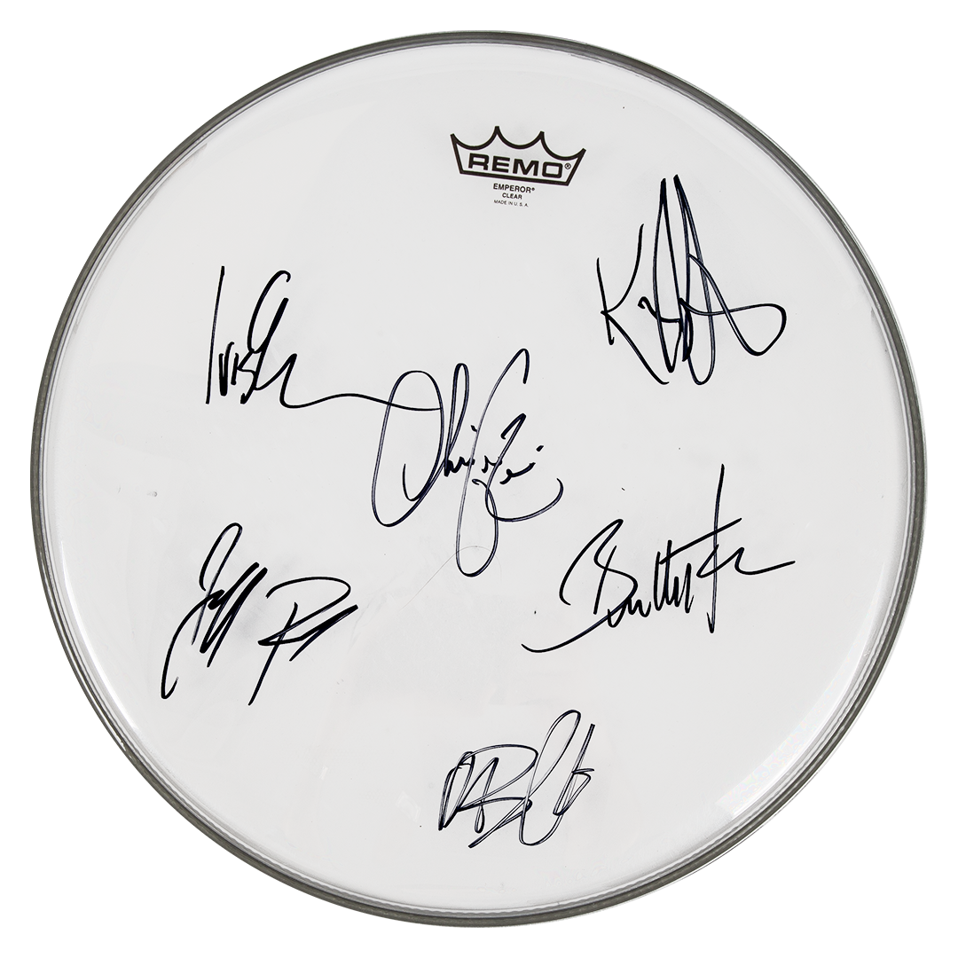 SIGNED Drumhead (Current + ORIGINAL MEMBERS)