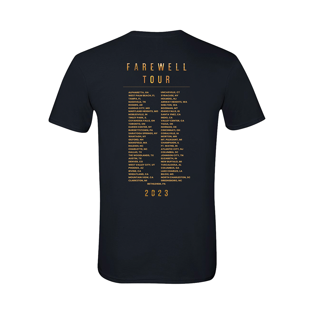 2023 Gold Farewell Tour Tee – Foreigner