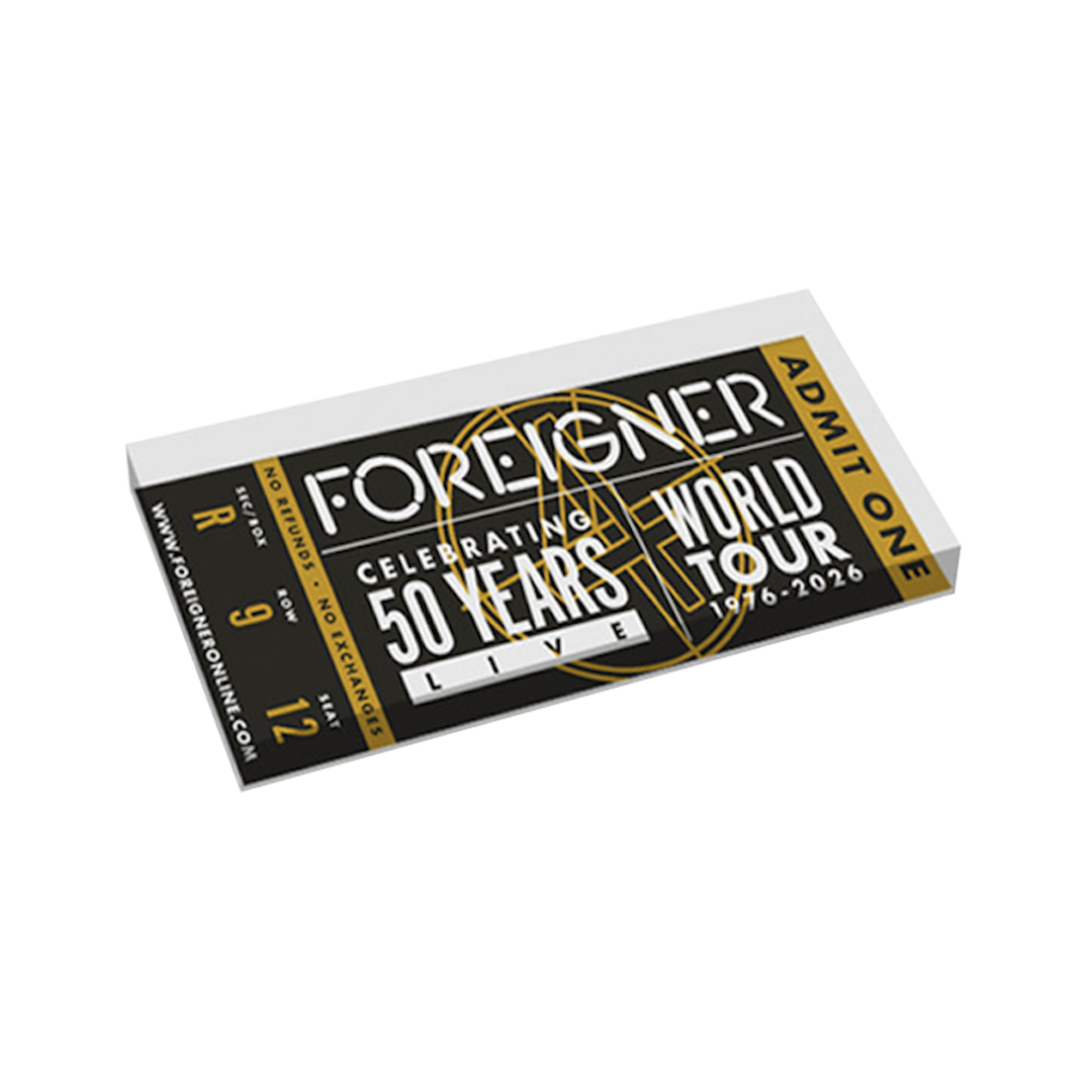 50th Anniversary Ticket Magnet