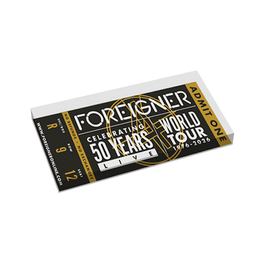 50th Anniversary Ticket Magnet