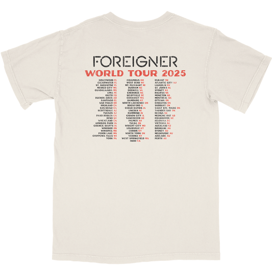 2025 World Tour Tee - Natural