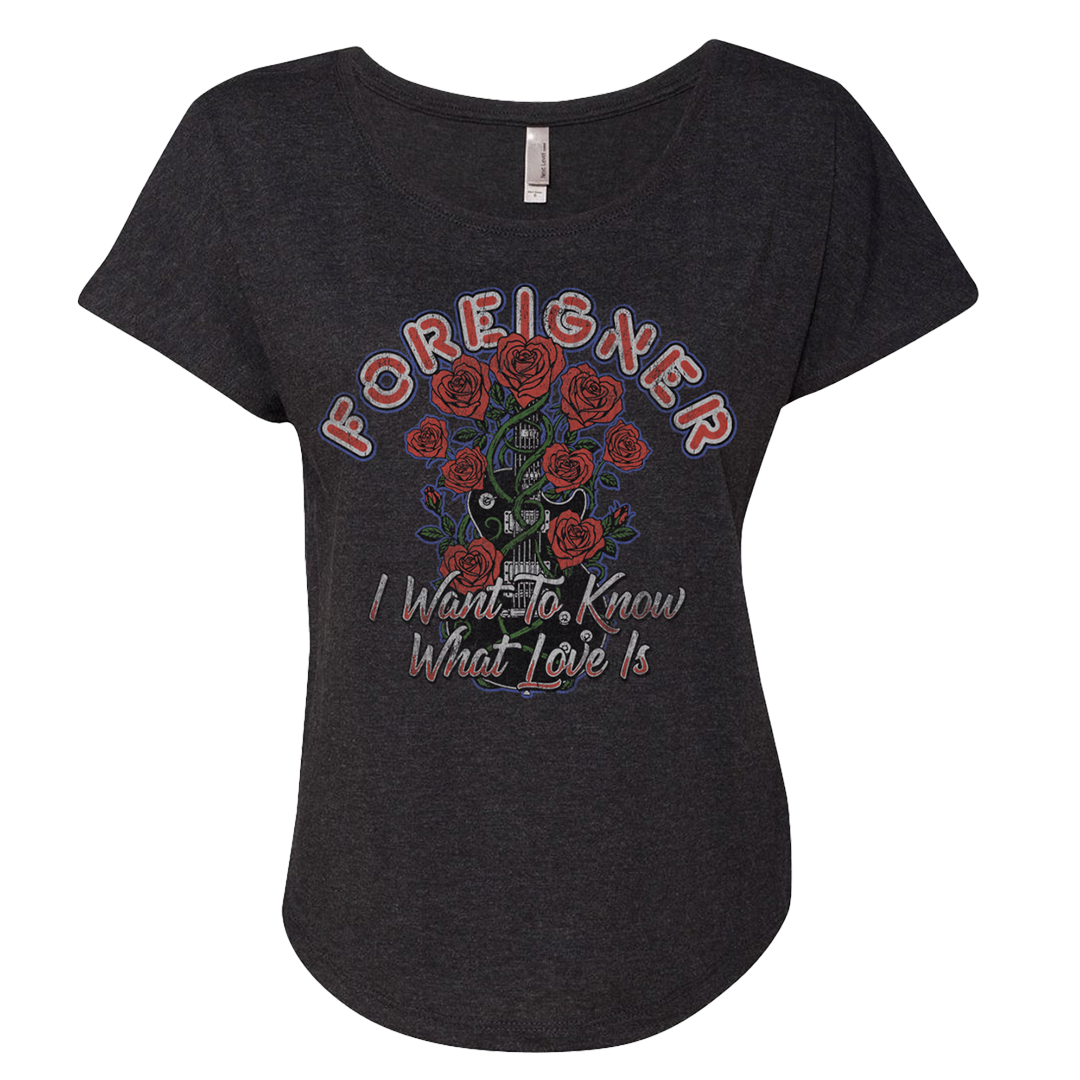 Rose Guitar Ladies Tee