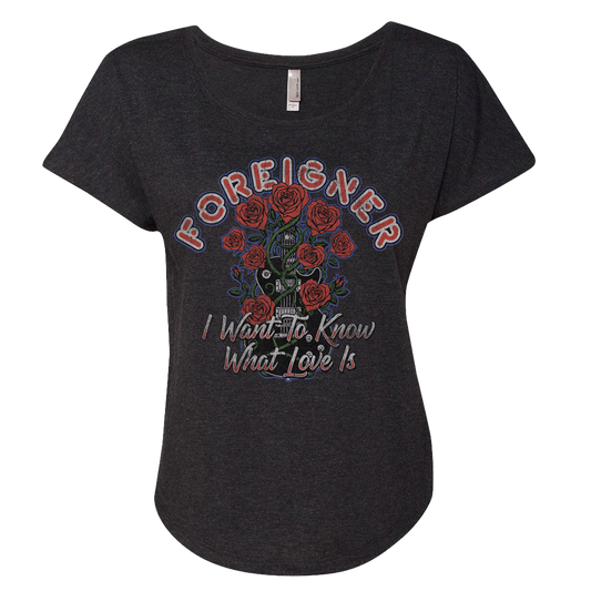 Rose Guitar Ladies Tee