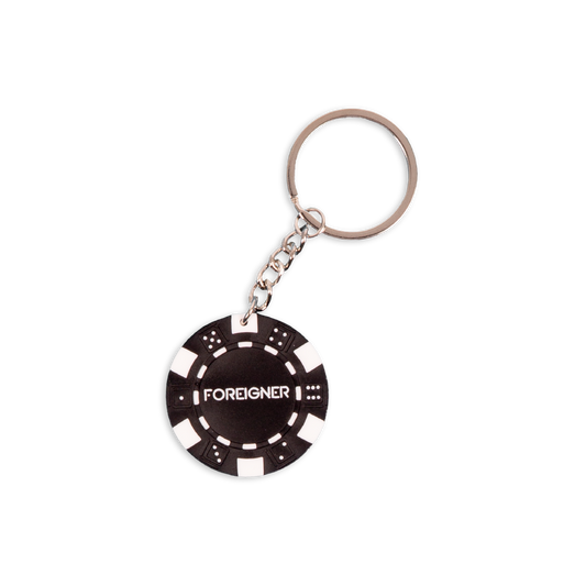 "4" Poker Chip Keychain