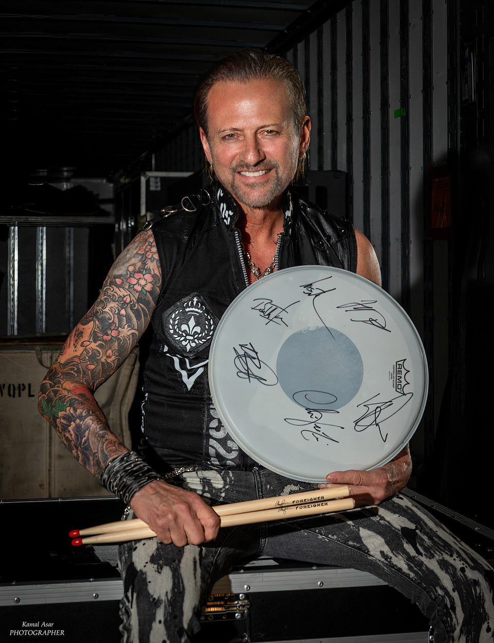 SIGNED Drumhead (Current + ORIGINAL MEMBERS)